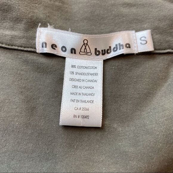 Neon Buddha Front Zip Jacket Size Small - Picture 4 of 11